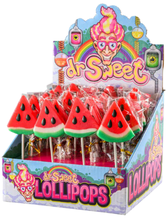 FELKO LOLLIPOPS 20g melounová lízátka (Balení:24ks 1ks=10Kč)