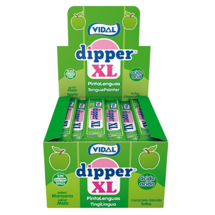 VIDAL DIPPER XL APPLE 10,5g žvýkací tyčinky (Balení:100ks, 1ks=4Kč)