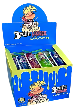BRAIN LICKER DROPS 25ml želé  (Balení:30ks 1ks=3Kč)