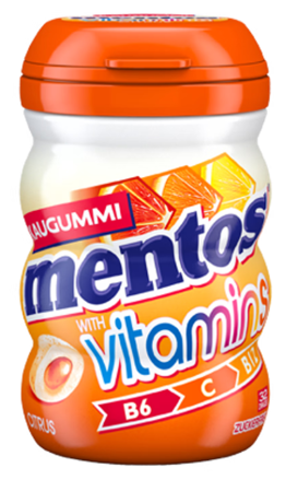 MENTOS VITAMINS 52g ovocné žvýkačky
