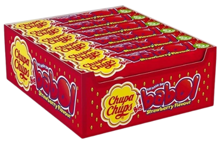 BIG BABOL STRAWBERRY 27,6g jahodové žvýkačky (Balení:20ks 1ks=5,75Kč)