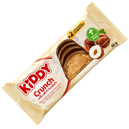 KIDDY CRUNCH 46g liskovo-oříšková tyčinka