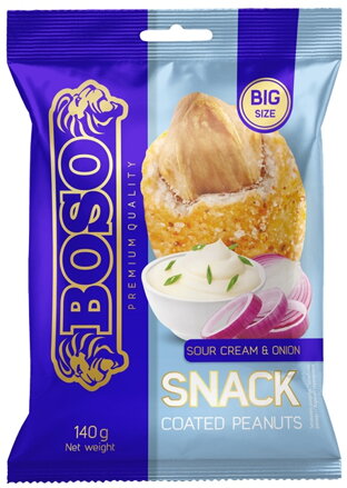 BOSO SNACK 140g smetana-cibula