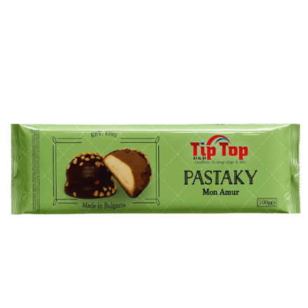PASTAKY MON AMOUR 100g ořiškovo-karamelové (exp.8/10/26)