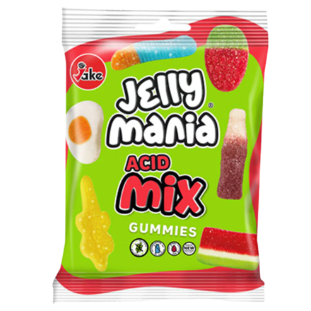 JELLY MANIA ACID MIX 100g želé bonbóny