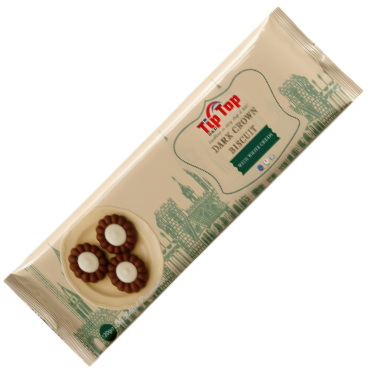 BISCUITS CROWN WHITE 120g s bílou čokoládou