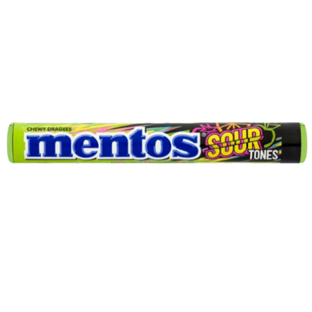 MENTOS SOUR TONES 38g kyselé bonbóny 
