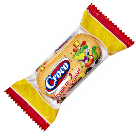 CROCO BISCUITI 25g kakaové sušenky