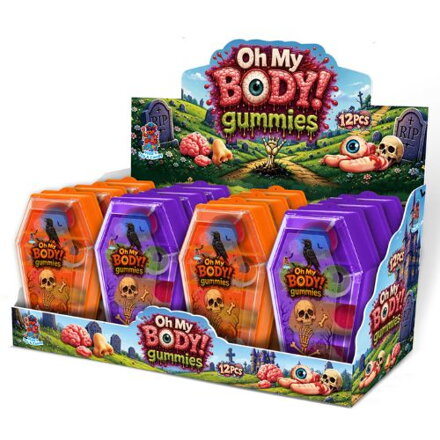 OH MY BODY! 25g zabavná cukrovinka (Baleni:12ks 1ks=16Kč)