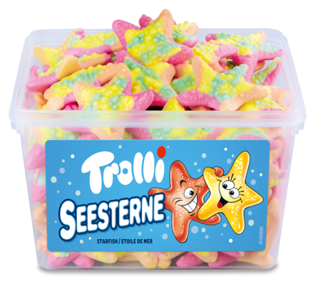 TROLLI HVĚZDA 13g,želé (Balení:75ks 1ks od 3Kč)