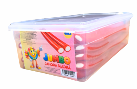 JUMBO 47g jahoda sladka (Balení:40ks 1ks=8,50Kč)