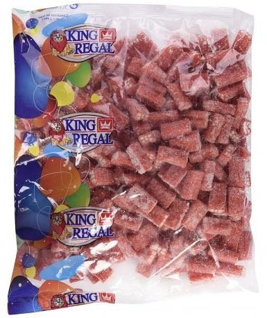 KING REGAL LADRILAZO 1kg jahodové kyselé želé KING REGAL LADRILAZO 1kg jahodové kyselé želé