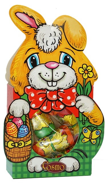 VELIKONOČNÍ ZAJÍC 90g mix čokoládových figurek