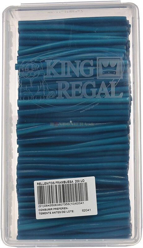 KING REGAL 8g malina sladká (Balení:200ks 1ks od 0,047eur) KING REGAL 8g malina sladká (Balení:200ks 1ks od 0,047eur)