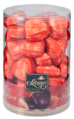 SZAMOS SRDCE 13g marcipán v čokoláde (Balení:50ks 1ks=17,50Kč)