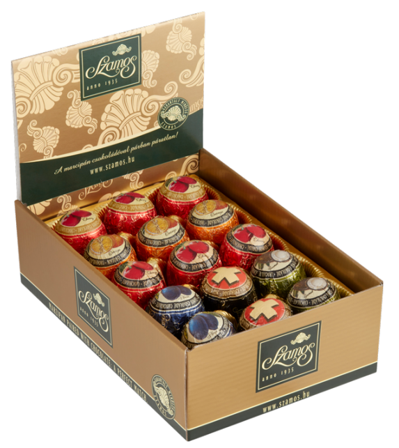 SZAMOS LIQUER BALLS 27g marcipán v čokoláde (Balení:50ks 1ks=33Kč)