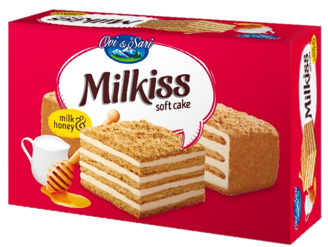OVI & SARI MILKISS RED 420g medový dort OVI & SARI MILKISS RED 420g medový dort