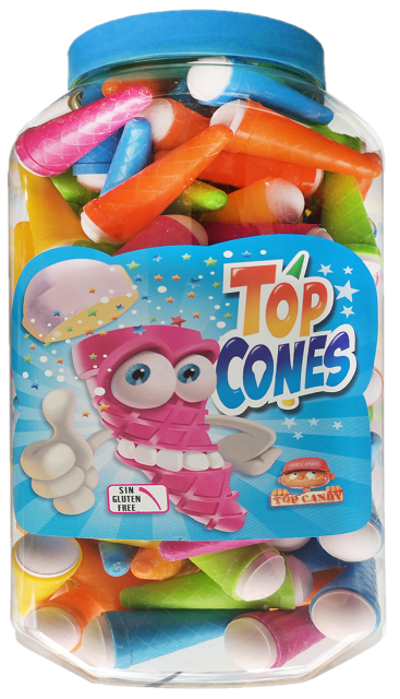 TOP CONES 12 g tabletové cukrovinky (Balení:12ks 1ks od 3,30Kč) TOP CONES 12 g tabletové cukrovinky (Balení:12ks 1ks od 3,30Kč)