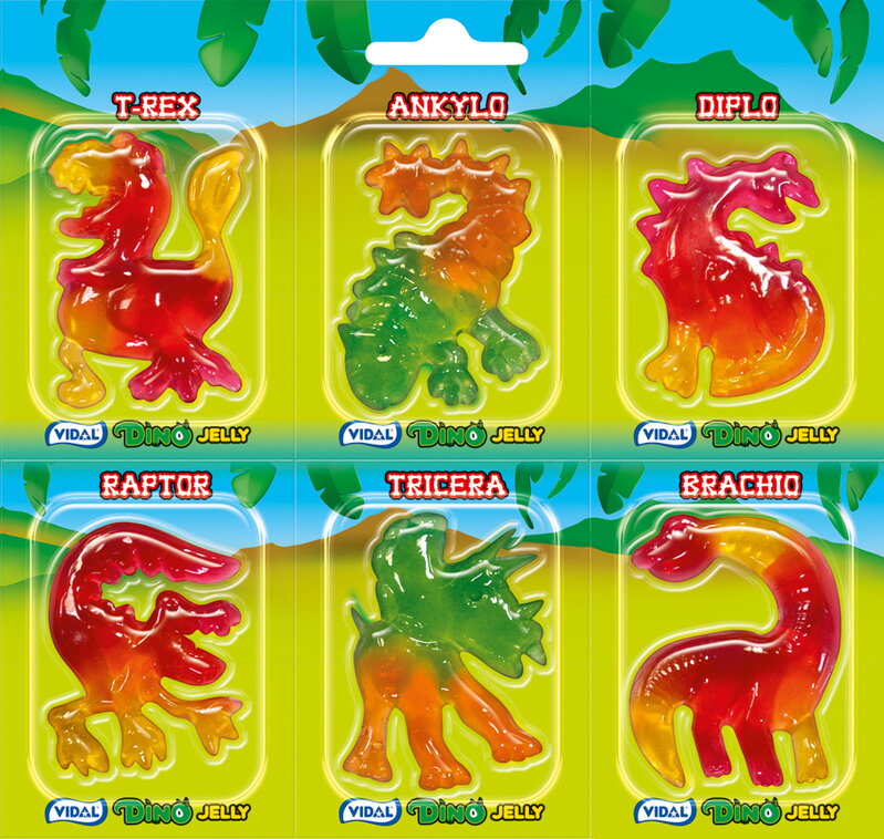 DINO JELLY 66 g ovocné želé DINO JELLY 66 g ovocné želé