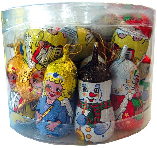 ANDĚL/SNĚHULÁK DISPLAY 15g kakaová pochoutka (Balení:25ks 1ks=5Kč)