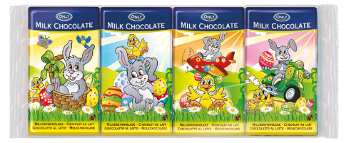 VELIKONOČNÍ ČOKOLÁDKY 75g