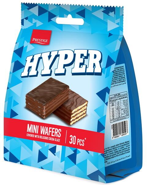 HYPER MINI WAFERS 123g čokoládové kostky HYPER MINI WAFERS 123g čokoládové kostky