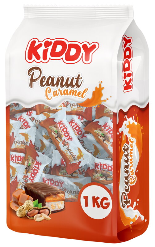 KIDDY PEANUT 1kg arašídovo-karamelové tyčinky