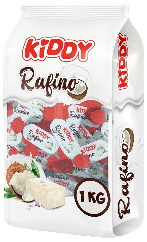 KIDDY RAFINO 1kg kokosové bonbóny