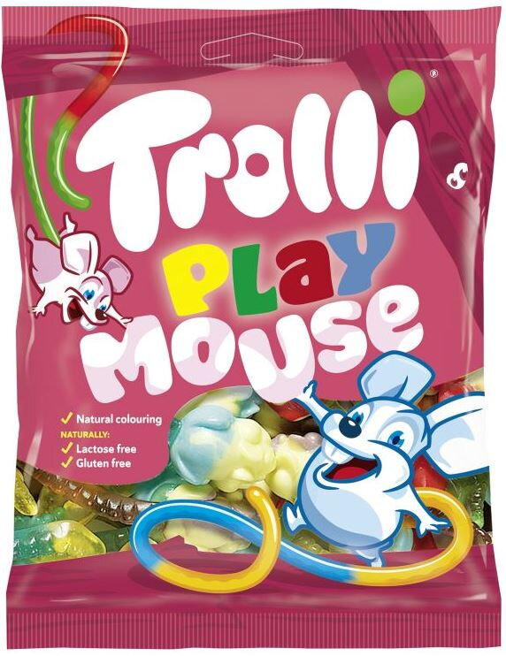 TROLLI MYŠ 100g želé bonbóny TROLLI MYŠ 100g želé bonbóny