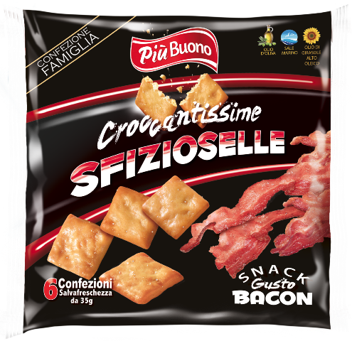 PIU BUONO SZIZIOSELLE 180g slaninový snack