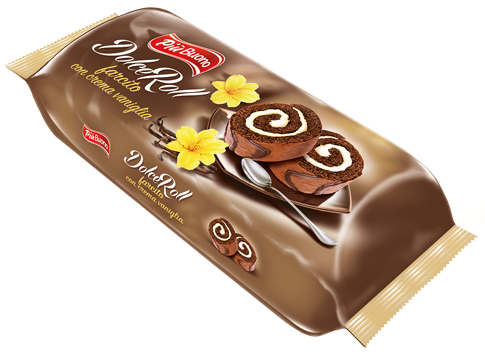 PIU BUONO DOLCE ROLL 200g vanilková