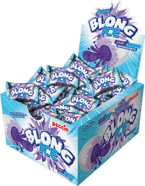 BLONG ICE GRAPE 4g osvěžující hroznové žvýkačky (Balení:40ks 1ks od 1,50Kč)