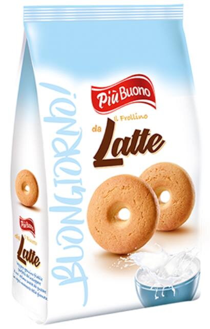 PIU BUONO BUONGIORNO! 300g mléčné keksy