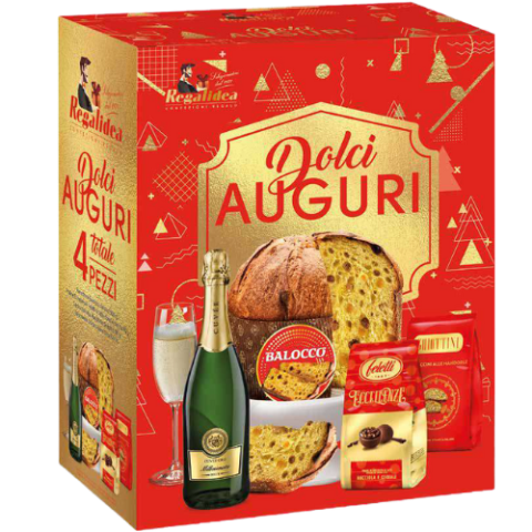REGALIDEA RED DOLCI AUGURI darčekový box REGALIDEA RED DOLCI AUGURI darčekový box