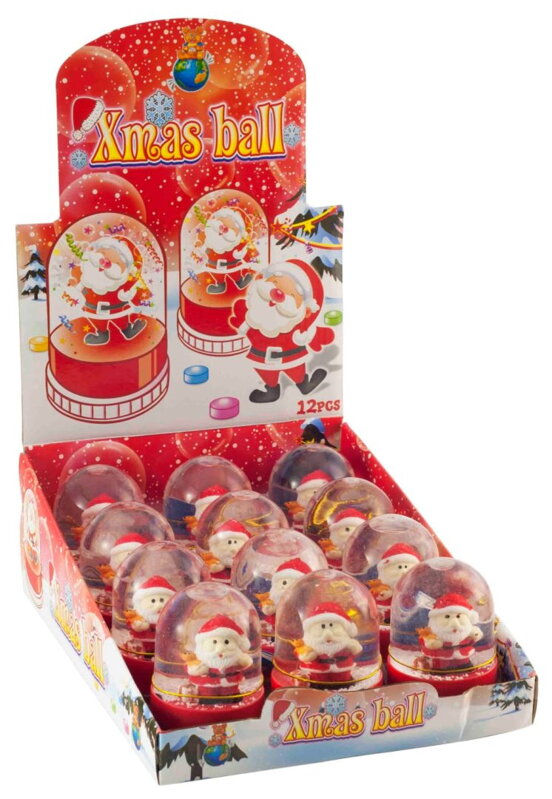 X-MAS BALL 10g hračka s cukríkmi (Balení:12ks 1ks=27,50Kč) X-MAS BALL 10g hračka s cukríkmi (Balení:12ks 1ks=27,50Kč)