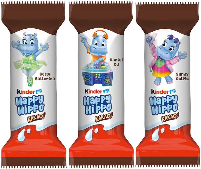 HAPPY HIPPO COCOA 20,7g kakaová cukrovinka