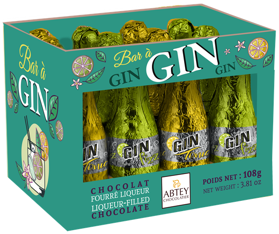 ABTEY GIN 108g likérové lahvičky