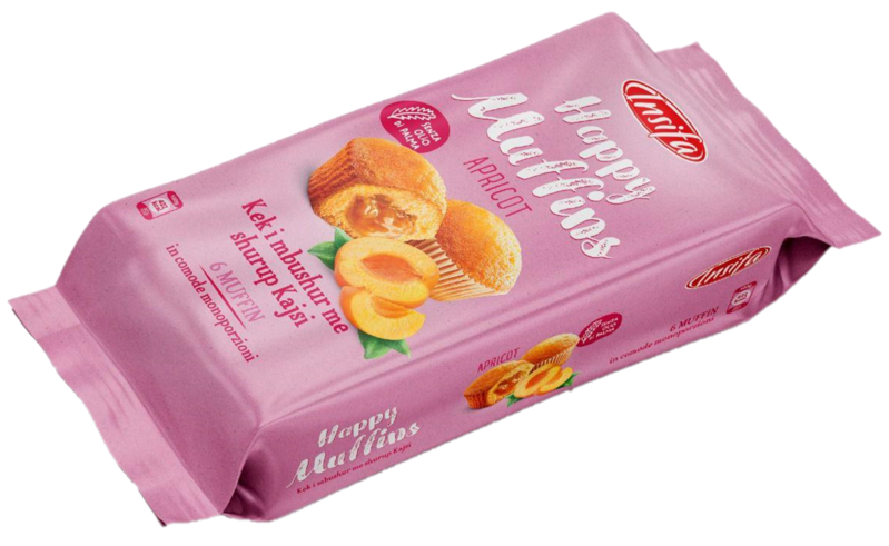 HAPPY MUFFINS 240g meruňkové pečivo HAPPY MUFFINS 240g meruňkové pečivo