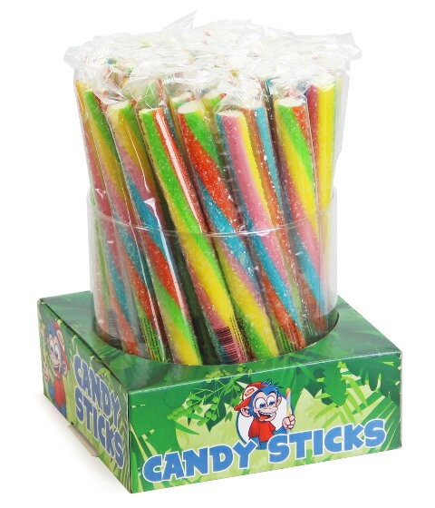 CANDY STICK 55g multicolor kyselé lízátko (Balení: 45ks 1ks=15Kč) CANDY STICK 55g multicolor kyselé lízátko (Balení: 45ks 1ks=15Kč)