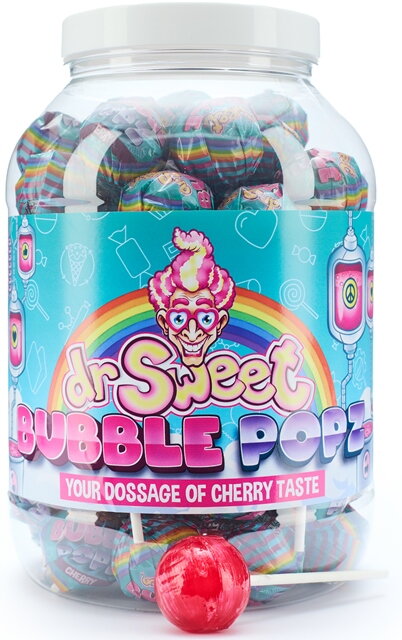 DR.SWEET POPZ 25g borůvkové lízátko (Balení: 70ks 1ks=6Kč) DR.SWEET POPZ 25g borůvkové lízátko (Balení: 70ks 1ks=6Kč)