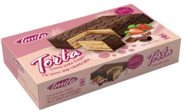 INSIFA DORT 400g jahodová INSIFA DORT 400g jahodová