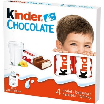 KINDER CHOCOLATE 50g mléčné čokoládky 