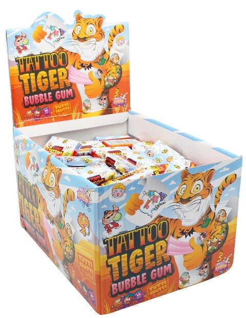 TIGER TATTOO 4g žvýkačka s tetováním (Balení:200ks 1k=0,80Kč)