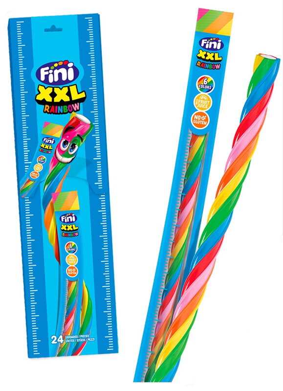 XXL RAINBOW 20g multicolour sladké (Balení:24ks 1ks=13,90Kč)
