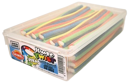 DAMEL JUMBO 55g multicolour kyselé (Balení:30ks 1ks od 10,60Kč) DAMEL JUMBO 55g multicolour kyselé (Balení:30ks 1ks od 10,60Kč)