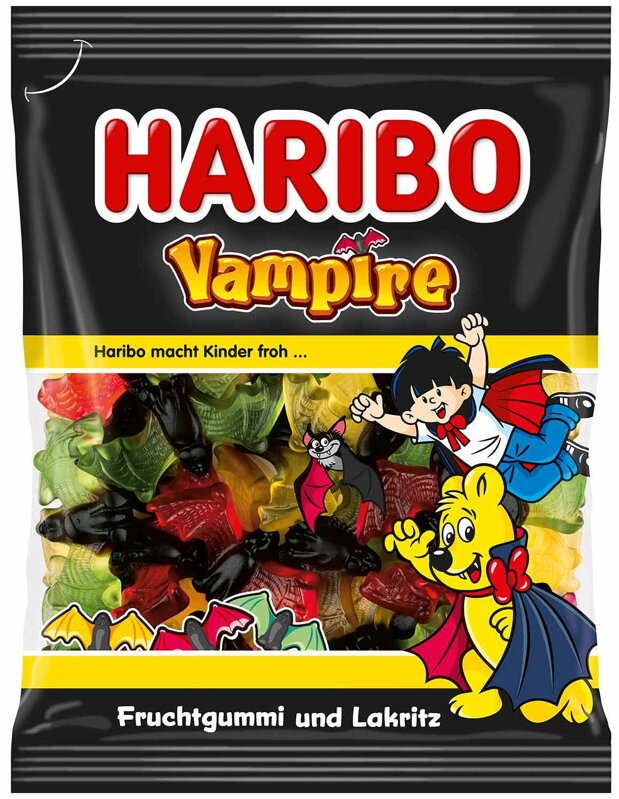 HARIBO VAMPIRE 175g želé bonbóny  (exp.09/2025)