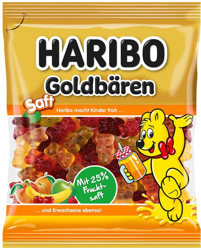 HARIBO MEDVÍDCI SAFT 160g želé bonbóny HARIBO MEDVÍDCI SAFT 160g želé bonbóny