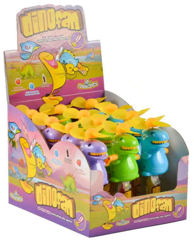 DINO FUN POP 15g ventilátor s bonbóny (balení:12ks 1ks od 0,85eur) DINO FUN POP 15g ventilátor s bonbóny (balení:12ks 1ks od 0,85eur)