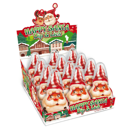 SANTA DIP´N LICK 10g lízatko s práškem (Baleni:12ks 1ks=23.50Kč)