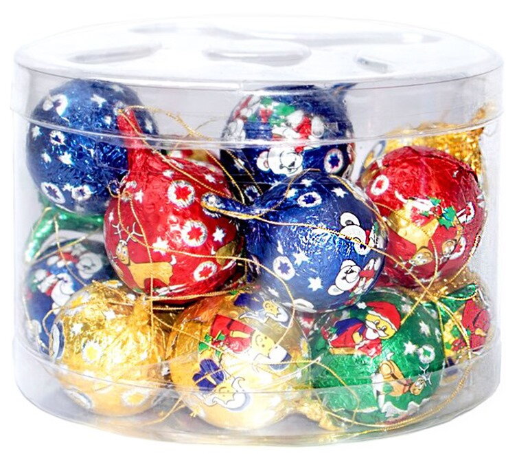 KOULE DISPLAY 20g mléčná čokoláda (Baleni:20ks 1ks=9,50Kč)